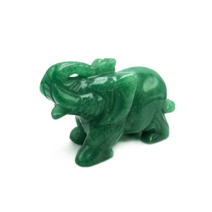 Ελεφαντάκι (μεσαίο) από Πράσινη Αβεντουρίνη – Ο λίθος της τύχης