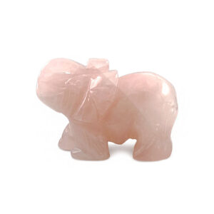Ελεφαντάκι (μεγάλο) Ροζ Χαλαζίας – Ο λίθος της αγάπης