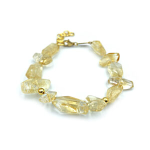 Χειροποίητο βραχιόλι Κιτρίνης – Ο λίθος του πλούτου και της ευημερίας