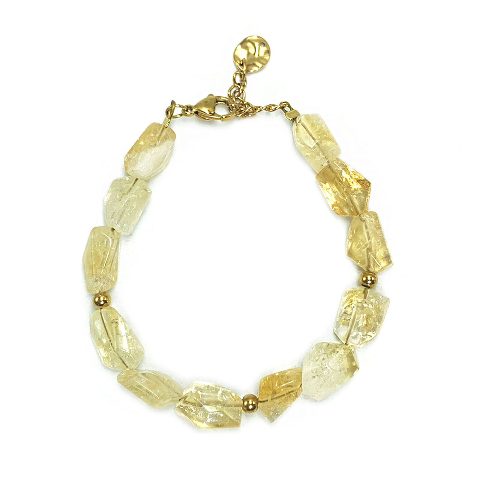 Χειροποίητο βραχιόλι Κιτρίνης (Citrine) – Ο λίθος του πλούτου και της ευημερίας - Image 2