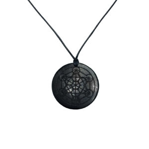 Φυλαχτό Σουγκίτης (Shungite) – Κύβος του Μετατρον (Metatron’s Cube) – Ο λίθος της πνευματικής διαύγειας