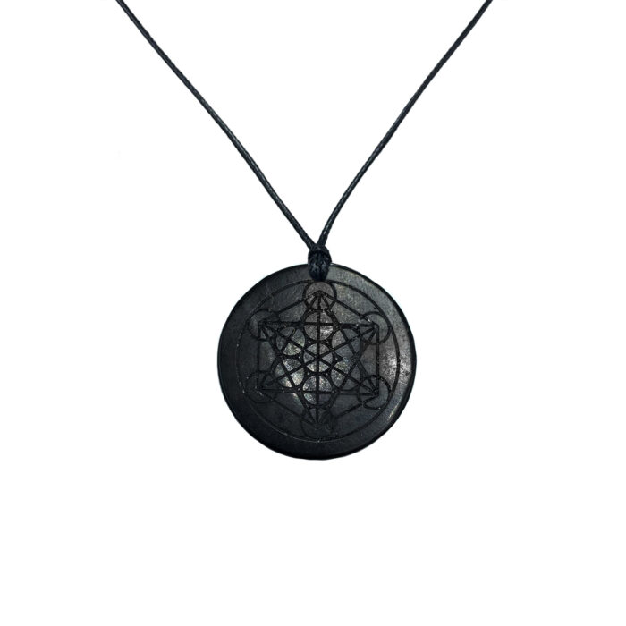 Φυλαχτό Σουγκίτης (Shungite) – Κύβος του Μετατρον (Metatron’s Cube) – Ο λίθος της πνευματικής διαύγειας