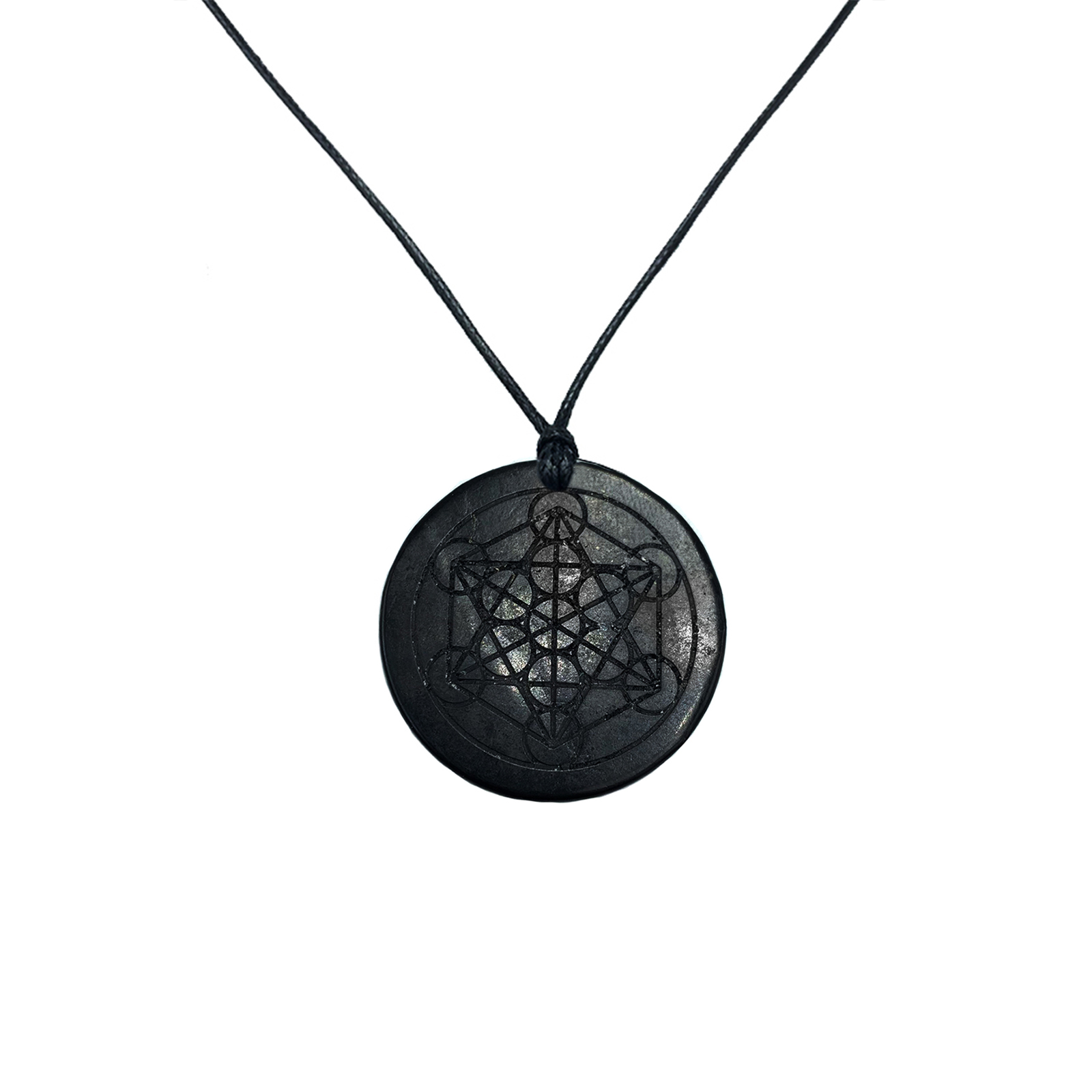 Φυλαχτό Σουγκίτης (Shungite) – Κύβος του Μετατρον (Metatron’s Cube) – Ο λίθος της πνευματικής διαύγειας