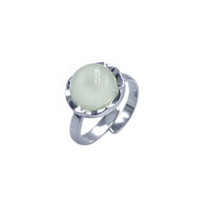 Χειροποίητο ασημένιο δαχτυλίδι Λευκός Χαλαζίας – Ο βασιλιάς των λίθων