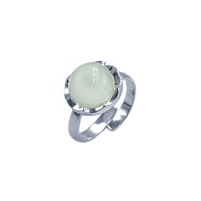 Χειροποίητο ασημένιο δαχτυλίδι Λευκός Χαλαζίας – Ο βασιλιάς των λίθων