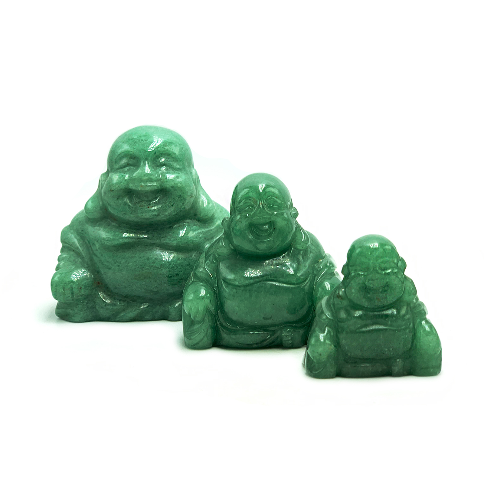 Βούδας (μικρός) από Πράσινη Αβεντουρίνη - Ο λίθος της τύχης - Image 3