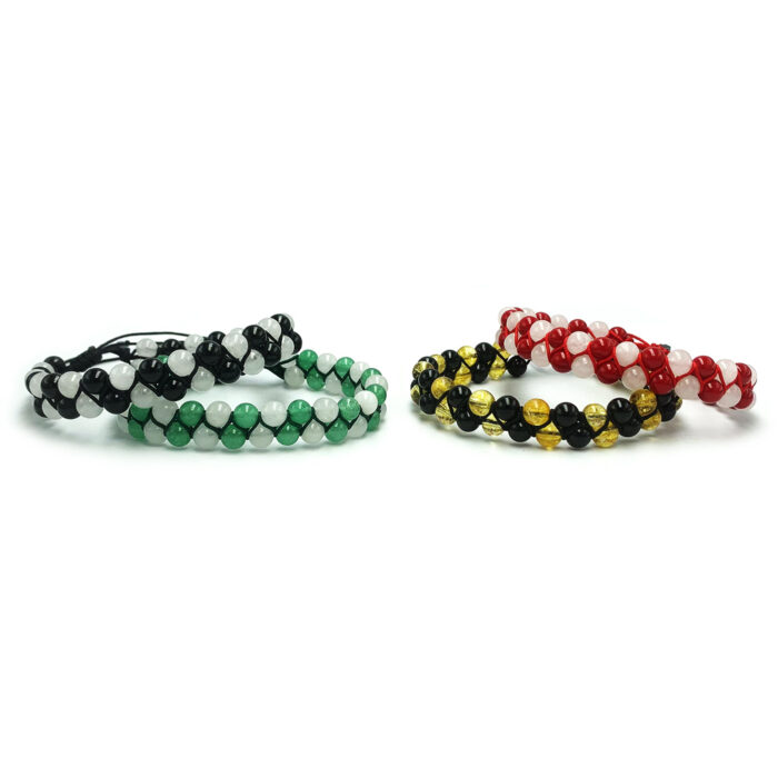 Χειροποίητο Βραχιόλι Macrame - 4 συνδυασμοί ενεργειακών λίθων